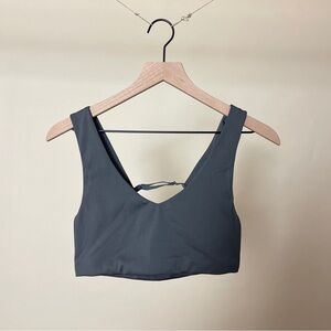 KITH Sport Cut Out Sports Bra in Charcoal Grey